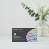 Computervaardigheden Services Kleurrijk laptoptoet Visitekaartje (Staand voorkant)