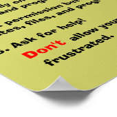 Computerverwachtingen Poster (Hoek)