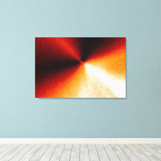 Computerverwerkte afbeelding van nucleair gebied v canvas afdruk (Insitu (Houten vloer))