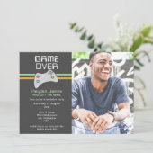 Computervideogame over Batchelor Party Kaart (Staand voorkant)