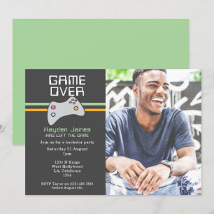 Computervideogame over Batchelor Party Kaart