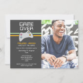 Computervideogame over Batchelor Party Kaart (Voorkant)