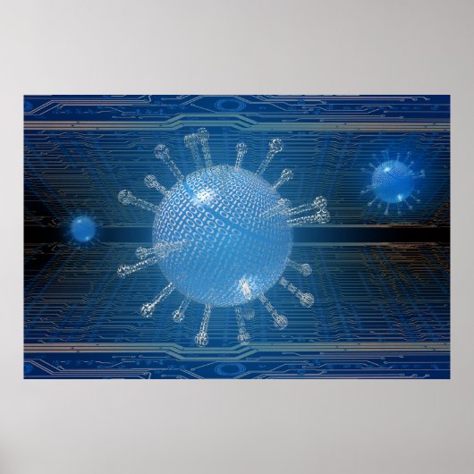 Computervirus Poster (Voorkant)