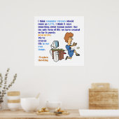 Computervirussen zijn live (1) poster (Keuken)