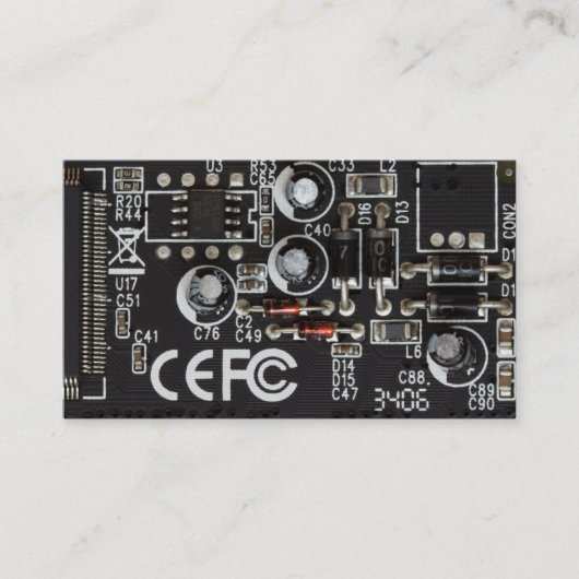 ComputerVisitekaartje Visitekaartje (Voorkant)