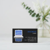 ComputerVisitekaartje Visitekaartje (Staand voorkant)