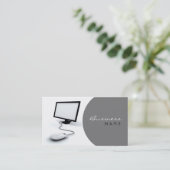 ComputerVisitekaartje Visitekaartje (Staand voorkant)