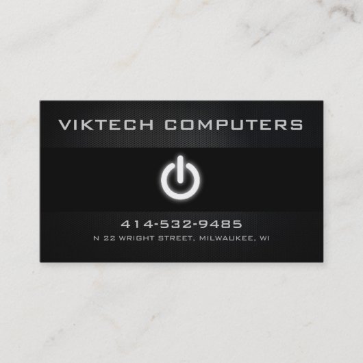 ComputerVisitekaartjes Visitekaartje (Voorkant)