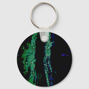 Computervlam Sleutelhanger