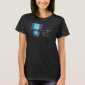 Computerwetenschap Python Programmeur Eet Code Sla T-shirt (Voorkant)