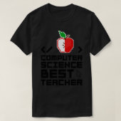 Computerwetenschappen Beste leraar1 T-shirt (Design voorkant)