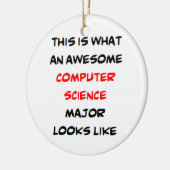 computerwetenschappen, geweldige keramisch ornament (Links)