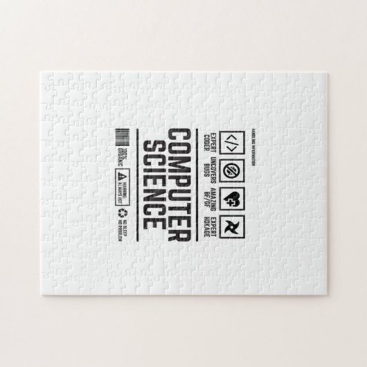 computerwetenschappen legpuzzel (Horizontaal)