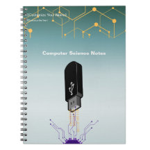 Computerwetenschappen Spiraal Foto Notitieboek