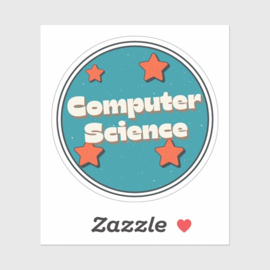 Computerwetenschappen Sticker (Vel)