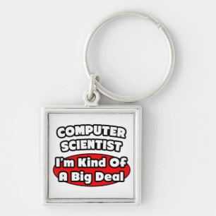 Computerwetenschapper... belangrijk onderdeel sleutelhanger