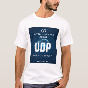 computerwetenschapsprogrammeur udp grap t-shirt