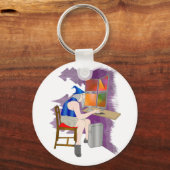computerwizard sleutelhanger (Voorkant)