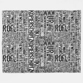 Computerwoordenboek... Fleece Deken (Voorkant (Horizontaal))