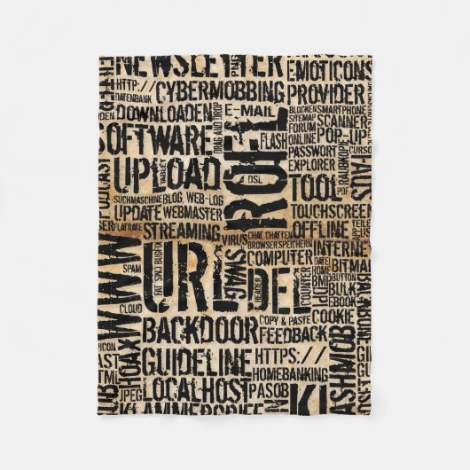 Computerwoordenboek -  fleece deken (Voorkant)