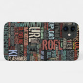 Computerwoordenboek in kleuren Case-Mate iPhone Ho Case (Achterkant (horizontaal))