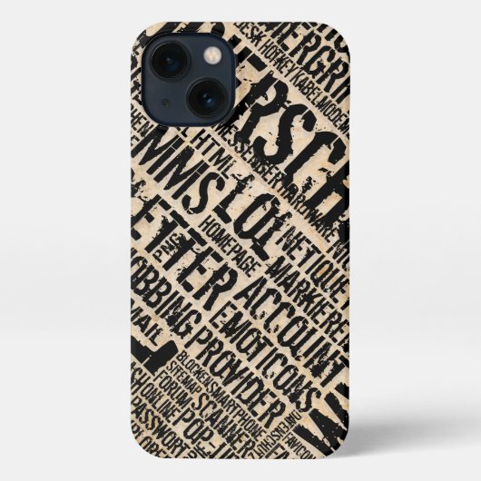 Computerwoordenboek - iPhone-draagtas iPhone Hoesje (Achterkant)