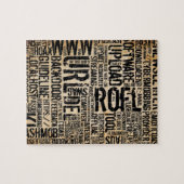 Computerwoordenboek -  legpuzzel (Horizontaal)