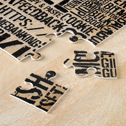 Computerwoordenboek -  legpuzzel (Zijkant)