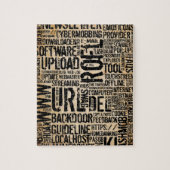 Computerwoordenboek -  legpuzzel (Verticaal)