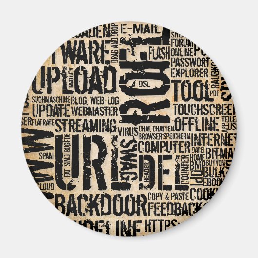 Computerwoordenboek -  magneet (Voorkant)