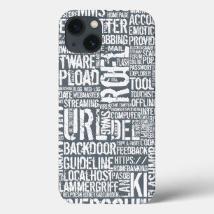 Computerwoordenboek monochroom Case-Mate iPhone case