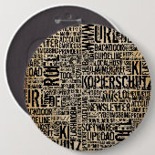 Computerwoordenboek -  ronde button 6,0 cm (Voorkant /achterkant)