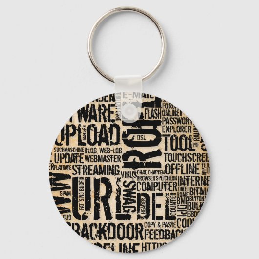 Computerwoordenboek -  sleutelhanger (Voorkant)