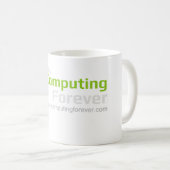 Computing forever koopwaar koffiemok (Voorkant rechts)