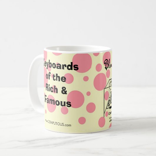 Computious en DotComplicated(TM) Bling-Bling Koffiemok (Voorkant links)