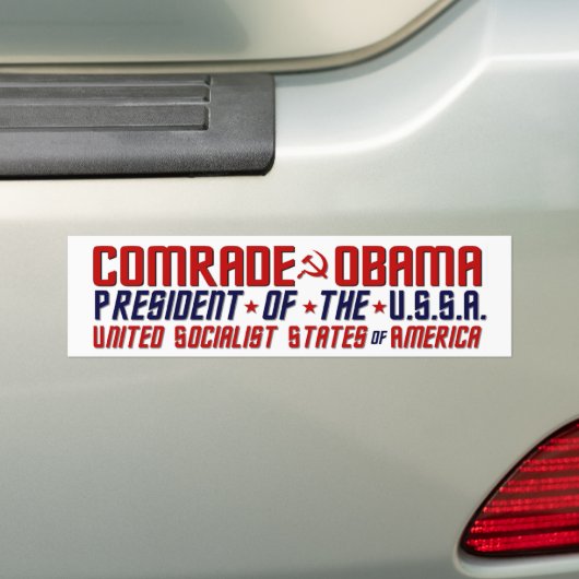 Comrad Obama Bumpersticker (Op auto)