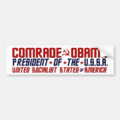 Comrad Obama Bumpersticker (Voorkant)