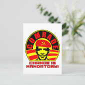 Comrade Obama Briefkaart (Staand voorkant)
