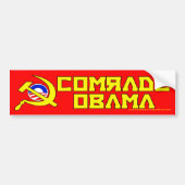 Comrade Obama Bumpersticker (Voorkant)