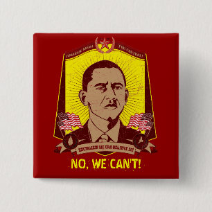 Comrade Obama Slogan Button