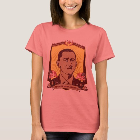 Comrade Obama T-Shirt (Voorkant)