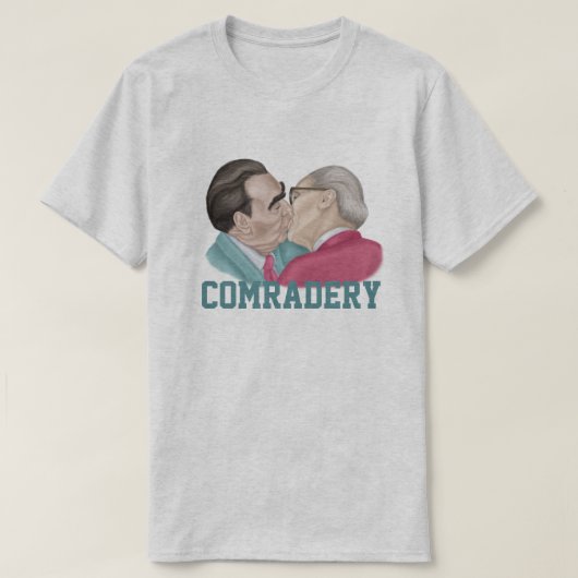Comradery - Brezhnev die Honecker kust T-shirt (Design voorkant)