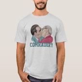 Comradery - Brezhnev die Honecker kust T-shirt (Voorkant)