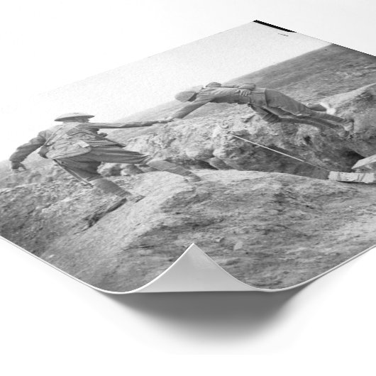 Comrades bij de slag om Ginchy, The Somme Poster (Hoek)