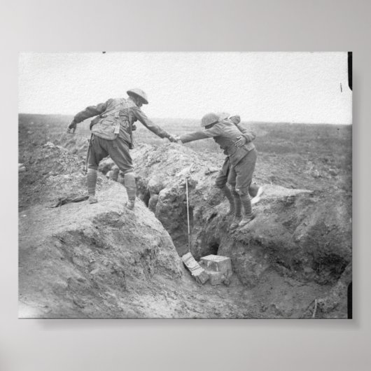 Comrades bij de slag om Ginchy, The Somme Poster (Voorkant)