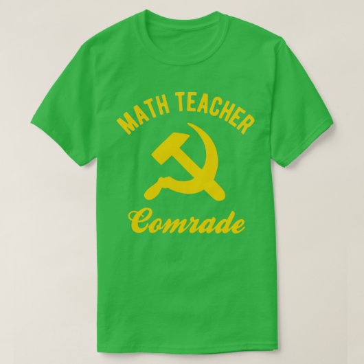 Comrades docent Wiskunde Wiskunde T-shirt (Design voorkant)
