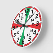 Coms Room Clock Ronde Klok (Hoek)