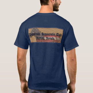 Comstock Democratic Club Logo terug T-shirt