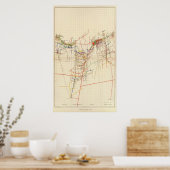 Comstock Mine Maps Number IV Poster (Keuken)