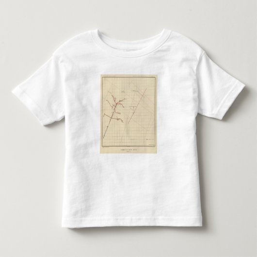 Comstock Mine Maps Number VIX Kinder Shirts (Voorkant)